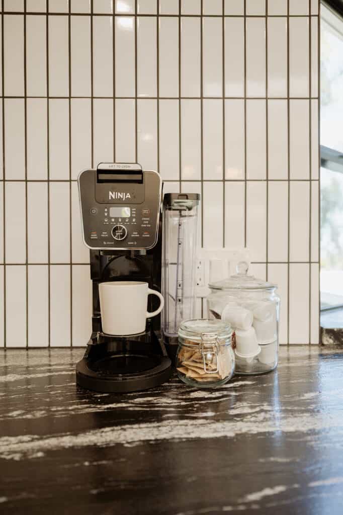 airbnb coffee station