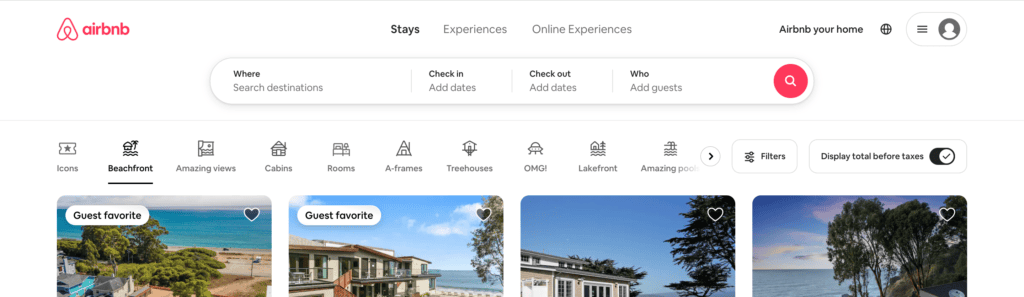 airbnb design ideas