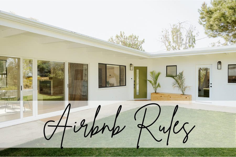 Airbnb rules for hosts